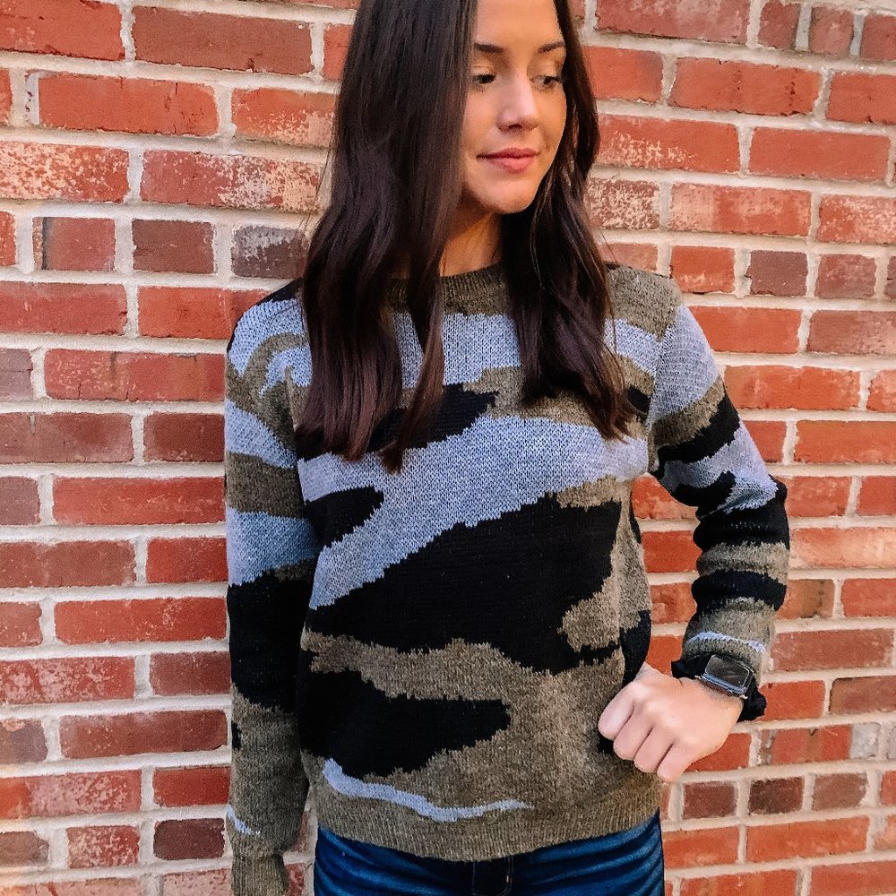 CAMO CARDIGAN